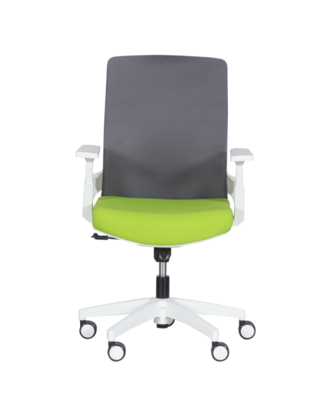 Работен офис стол Carmen 7547 - зелен-сив