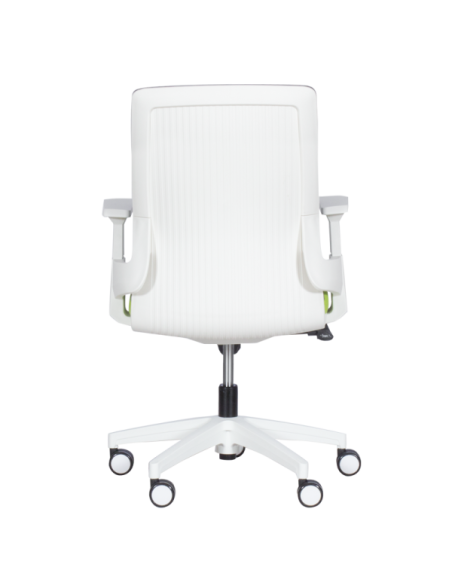 Работен офис стол Carmen 7547 - зелен-сив