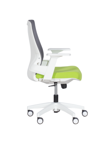 Работен офис стол Carmen 7547 - зелен-сив