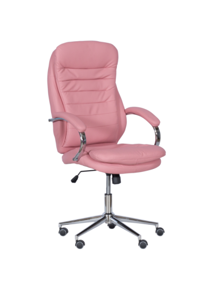 Президентски офис стол Carmen 6113-1 - розов