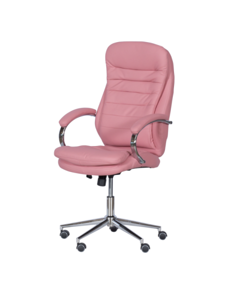 Президентски офис стол Carmen 6113-1 - розов