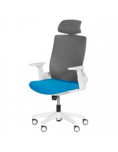 Президентски офис стол Carmen 7546 - син-сив 2