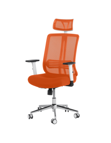 Президентски офис стол LORENA LUX - оранжев