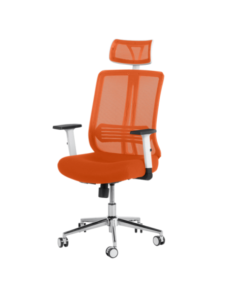 Президентски офис стол LORENA LUX - оранжев