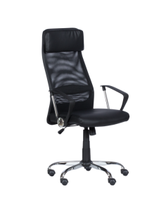 Президентски офис стол Carmen 6184 - черен