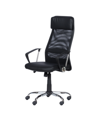 Президентски офис стол Carmen 6184 - черен