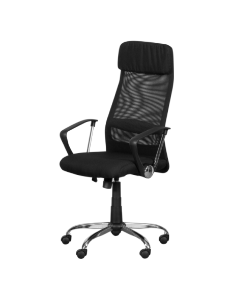 Президентски офис стол Carmen 6183 - черен