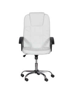 Президентски офис стол Carmen 6681 - бял 2