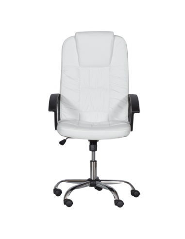 Президентски офис стол Carmen 6681 - бял