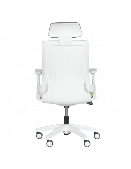 Президентски офис стол Carmen 7546 - зелен-сив