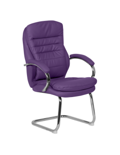 Посетителски стол Carmen 6154 - лилав