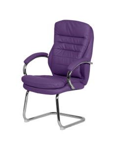 Посетителски стол Carmen 6154 - лилав 2
