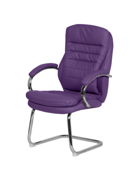 Посетителски стол Carmen 6154 - лилав