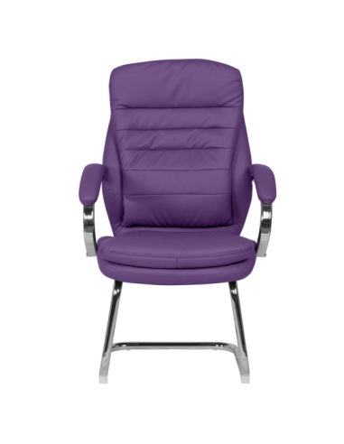 Посетителски стол Carmen 6154 - лилав