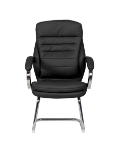 Посетителски стол Carmen 6154 - черен 2