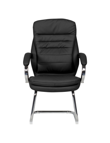 Посетителски стол Carmen 6154 - черен