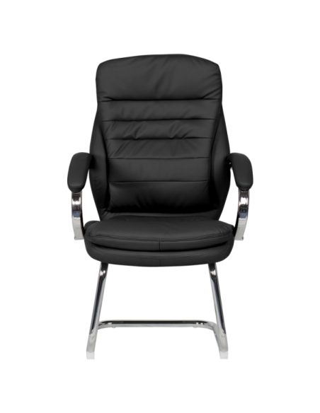 Посетителски стол Carmen 6154 - черен