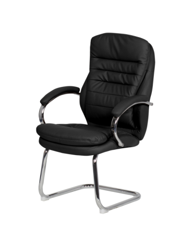 Посетителски стол Carmen 6154 - черен