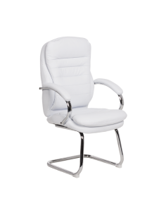 Посетителски стол Carmen 6154 - бял