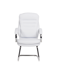 Посетителски стол Carmen 6154 - бял 2