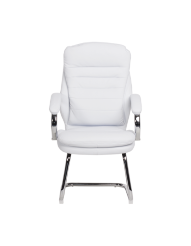 Посетителски стол Carmen 6154 - бял