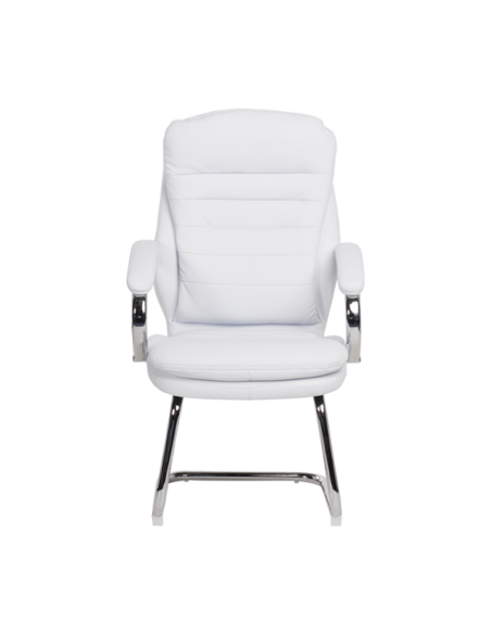 Посетителски стол Carmen 6154 - бял