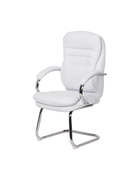 Посетителски стол Carmen 6154 - бял