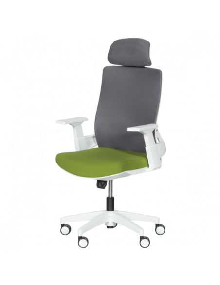 Президентски офис стол Carmen 7546 - тъмнозелен-сив