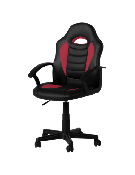 Работен стол Carmen 7526 - черно-червен