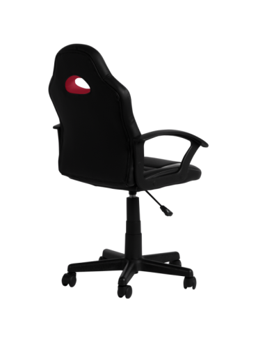 Работен стол Carmen 7526 - черно-червен