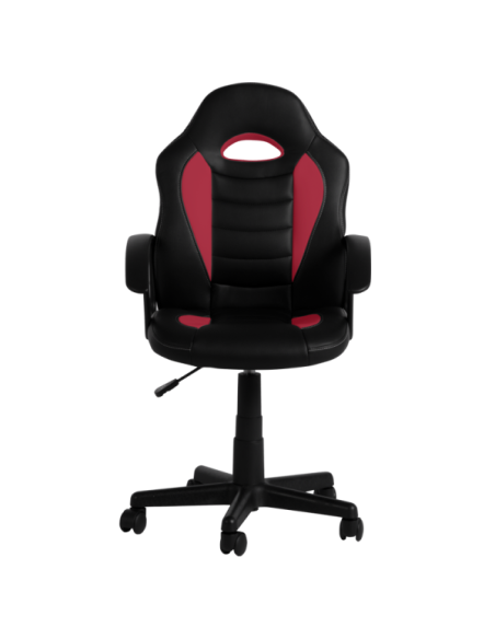 Работен стол Carmen 7526 - черно-червен