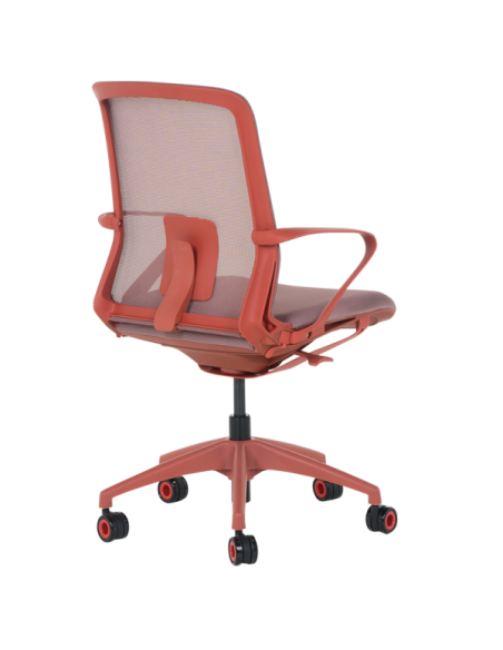 Работен офис стол Carmen 7061 - червен