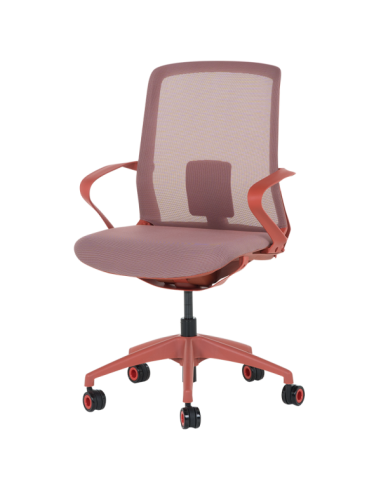 Работен офис стол Carmen 7061 - червен