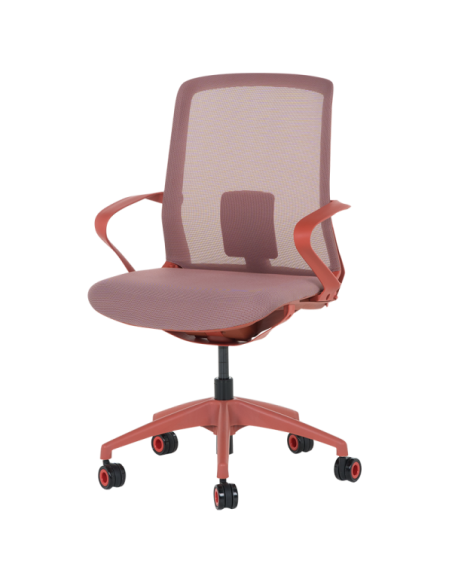 Работен офис стол Carmen 7061 - червен