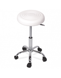 Табуретка с колелца Carmen 3075 - бял