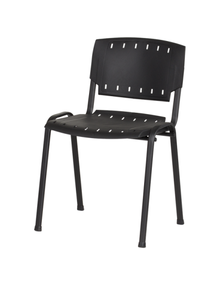 Посетителски стол Prizma - черен