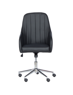 Офис кресло Carmen 2016 еко кожа - черен 2