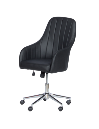 Офис кресло Carmen 2016 еко кожа - черен