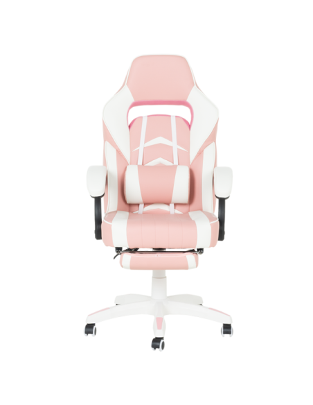 Геймърски стол Carmen 6314 - бял-розов