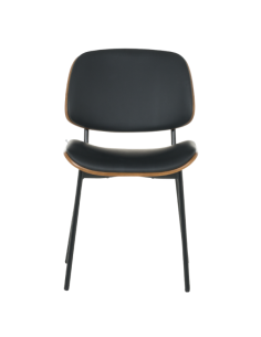 Посетителски стол Carmen 1180 - орех-черен 2