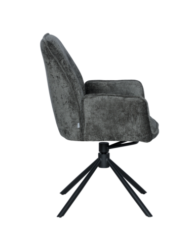 Трапезен стол PRATO - тъмносив