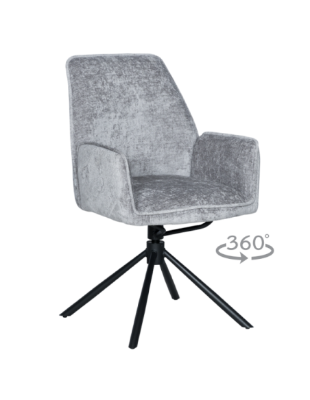 Трапезен стол PRATO - светлосив