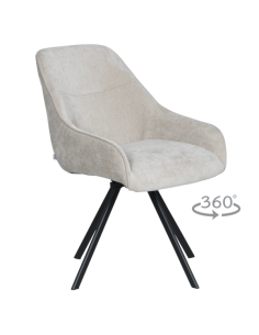 Трапезен стол MARSALA - бежов