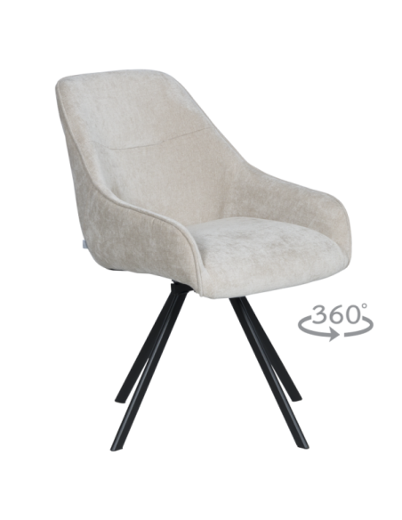 Трапезен стол MARSALA - бежов