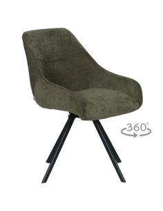 Трапезен стол MARSALA - маслено зелен