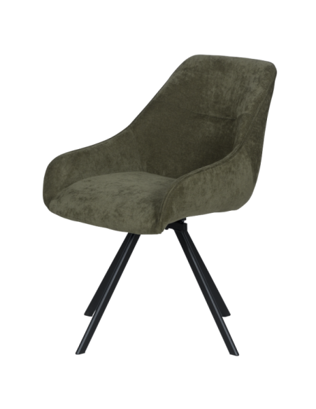 Трапезен стол MARSALA - маслено зелен