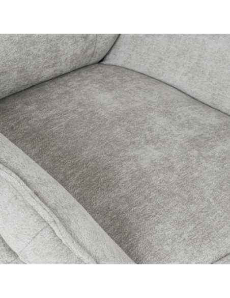 Кресло с табуретка ANDREA - светлосиво