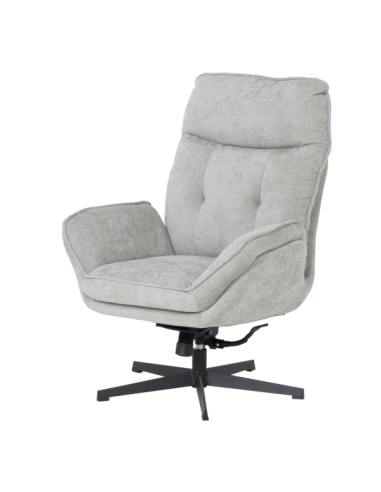 Кресло с табуретка ANDREA - светлосиво