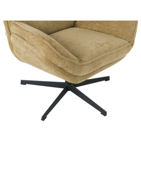 Кресло с табуретка ANDREA - горчица