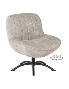 Кресло CARLY - сиво